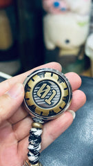 Time Badge Brass Stainless Steel