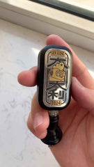 Soap Slider Engraving 666 Stainless Steel