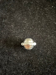 Planet Lanyard Bead, Stainless Steel