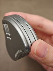 Balled Shell Stainless Steel Stonewashed