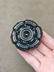 Pillbug Shell Opening Zirconium Color-Anodized Polished