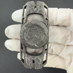 Ling Yin Titanium Stonewashed Stone Textured Engraved