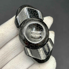 Feather Zirconium Engraved