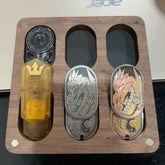 Groove/ Mix Wooden Display Case