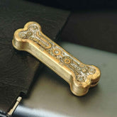 Thorn Light Steam Bone Brass