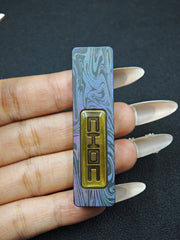Choc Stainless Steel Resin-Sealed Engraved