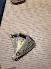 Peacock Feather Brass