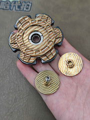 Triple Leaf Ignition Shell Opening Mokume