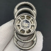 Zero 2.0 Damasteel Etched Polished