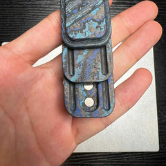 Lucky Candy Carbon Fiber Damascus