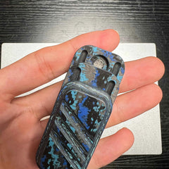 Lucky Candy Carbon Fiber Damascus