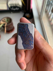 Bear Push Stainless Steel Titanium