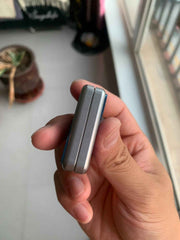 Bear Push Stainless Steel Titanium