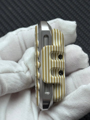 EXOSKELETON G10 Yellow Grey White Bone Core Stainless Steel