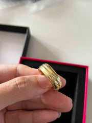 Zhuan Yun Size #24 Copper Mokume