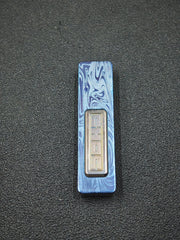 Choc Titanium Color-Anodized Engraved