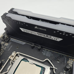 ASUS ROG STRIX Z390-E Gaming Motherboard, Intel Core i9-9900K, Corsair Vengeance RGB 32GB DDR4 Desktop Gaming Memory RAM Combo