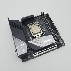 Gigabyte Z590I Aorus Ultra Mini-ITX Gaming Motherboard, Intel i7-11700K Desktop Gaming Processor CPU Combo