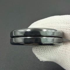 Devil Milk Cap Zirconium Engraved Polished
