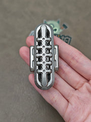 Exoskeleton Magnetic Mechanical Stainless Steel Distressed