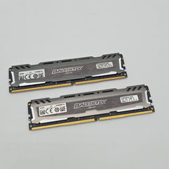 Micron Ballistix Sport 16GB DDR4, 2400MHz, CL16-16-16-39, Desktop Gaming Memory RAM (2x8GB)