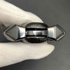 Feather Zirconium Engraved