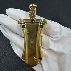 Master Sword Stainless Steel Gold Plated