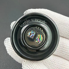 Devil Milk Cap Zirconium Engraved Polished