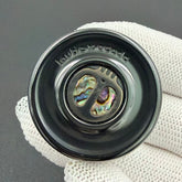 Devil Milk Cap Zirconium Engraved Polished