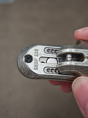 Exoskeleton Magnetic Mechanical Stainless Steel Distressed
