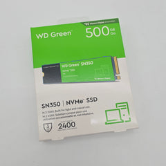 Western Digital WD Green SN350 500GB, M.2 NVMe SSD Internal Gaming Solid State Drive Storage