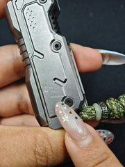 Cyborg Soul Stainless Steel Damasteel