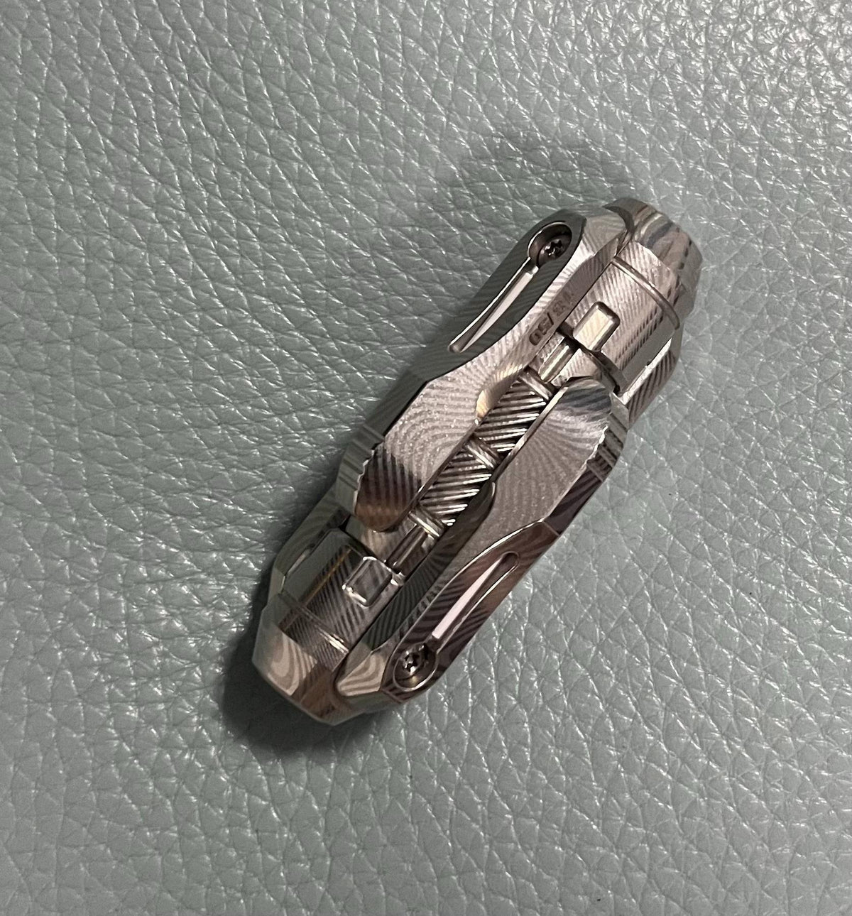 Lazer Crystalized Damasteel