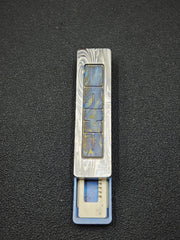 Choc Titanium Color-Anodized Engraved