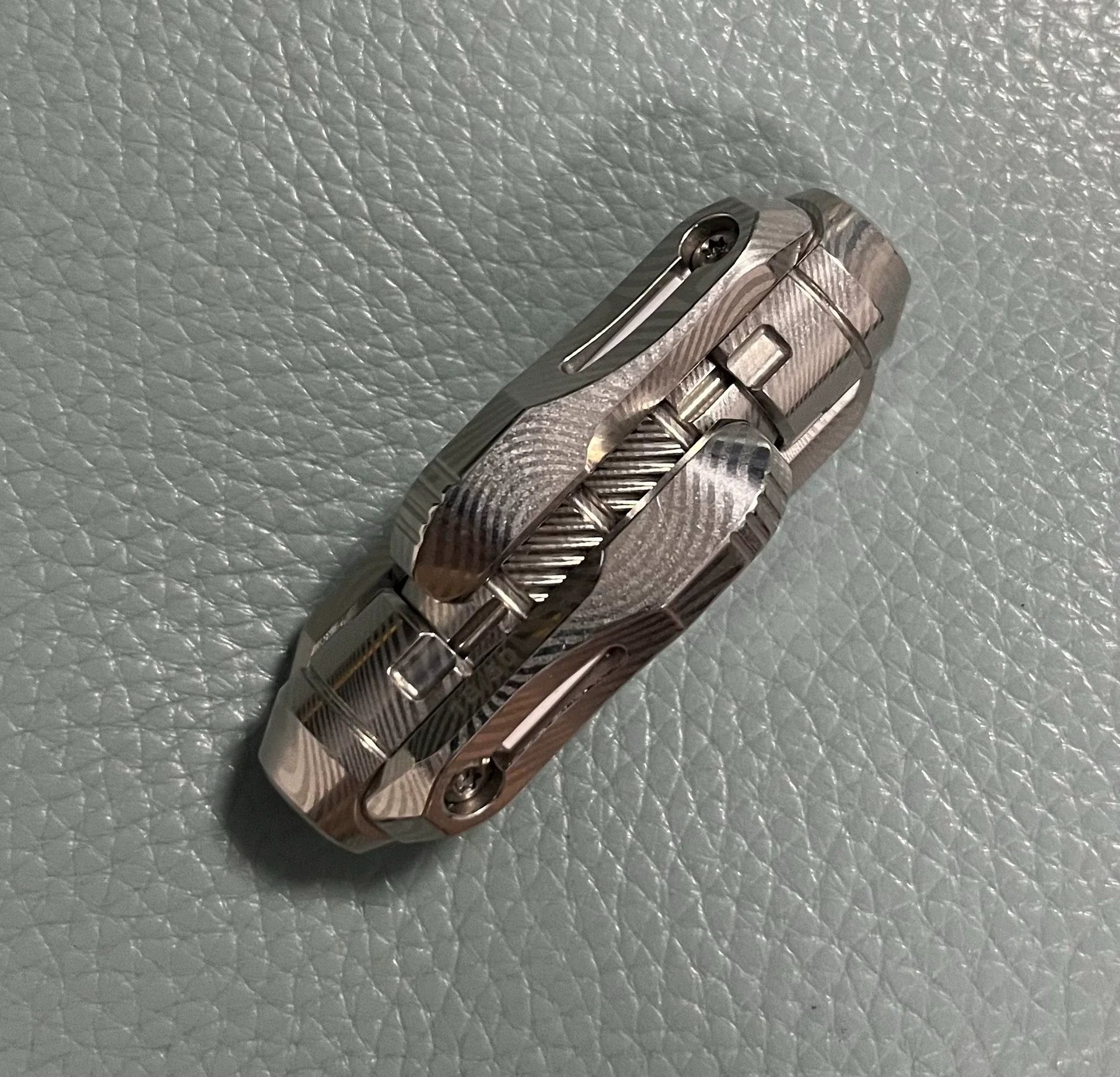 Lazer Crystalized Damasteel