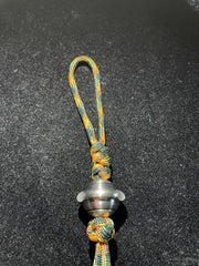 Planet Lanyard Bead, Stainless Steel