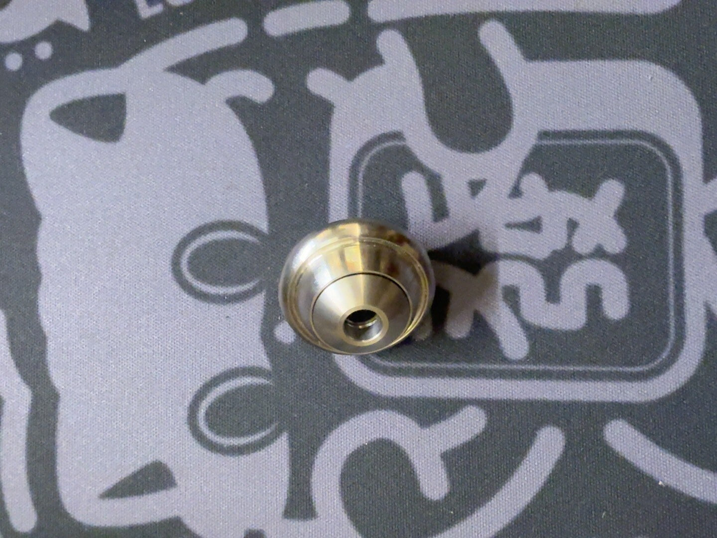 Planet Lanyard Bead, Stainless Steel