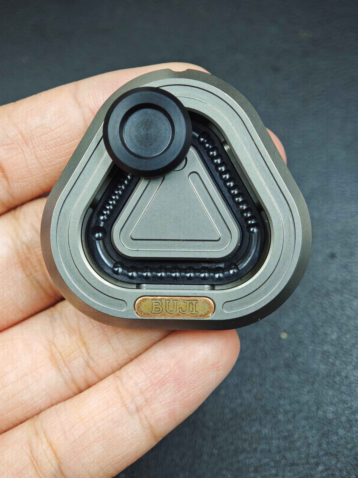 BUJI Rising Fortune Titanium Engraved