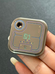 01EDC MAZE BLOCK Titanium
