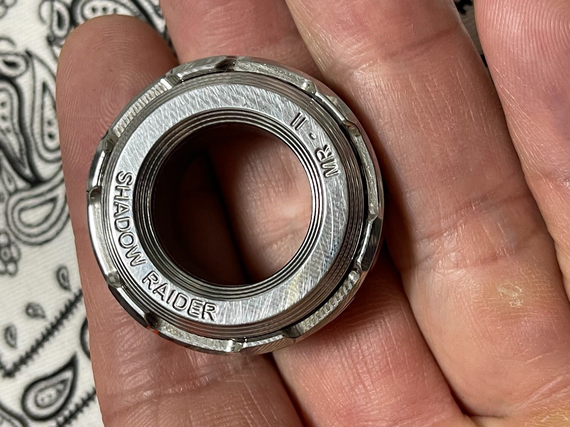 Mechanical Ring, Damasteel