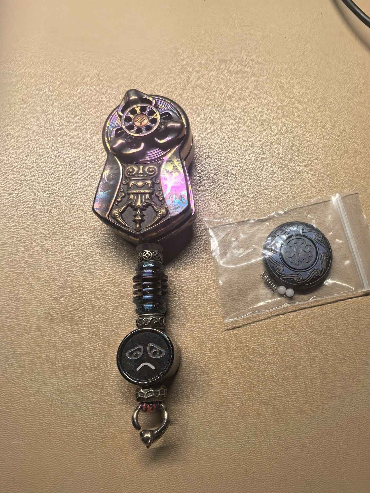 Demon Subduing Toga Tangcao Pattern Titanium