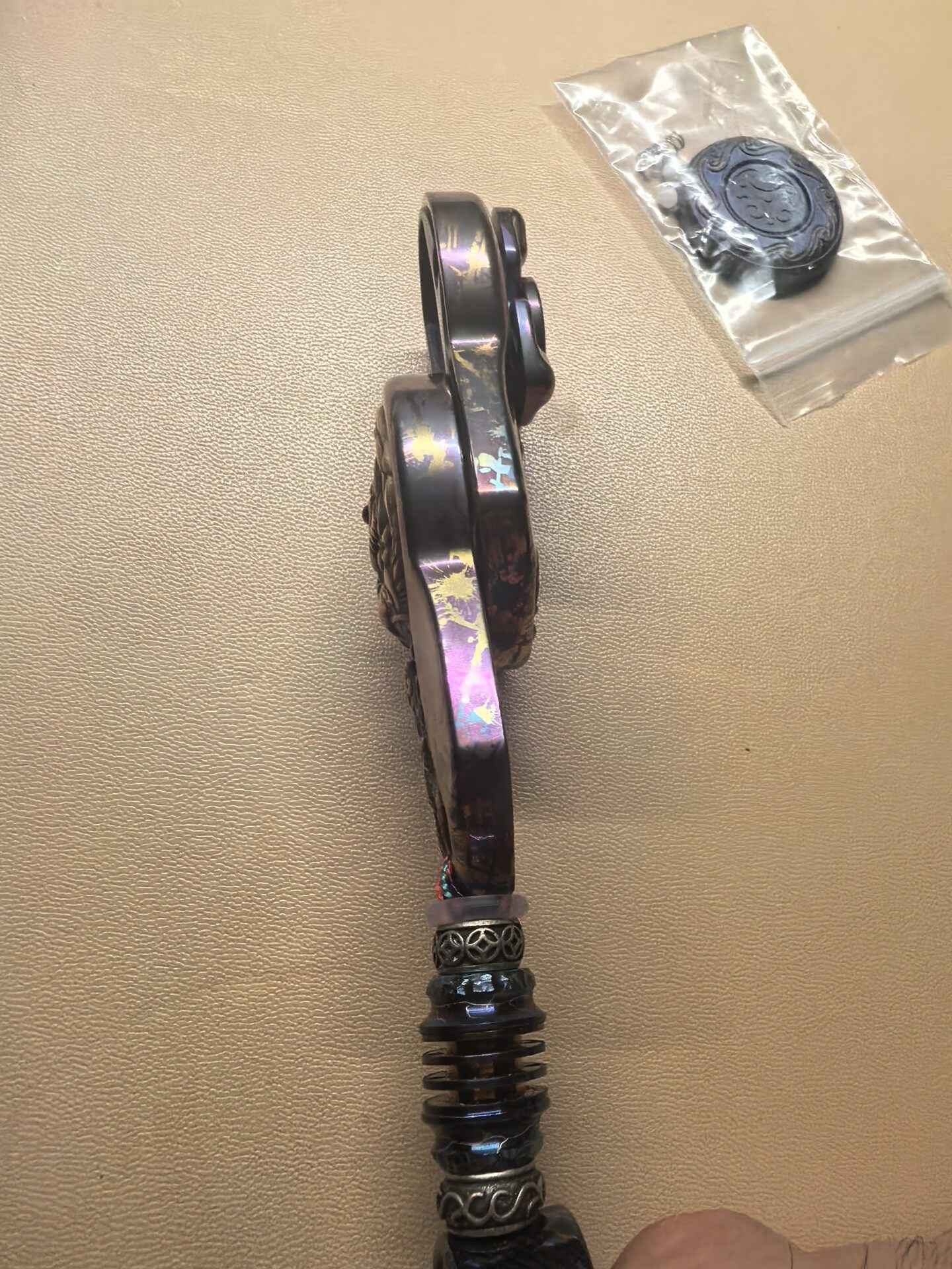 Demon Subduing Toga Tangcao Pattern Titanium