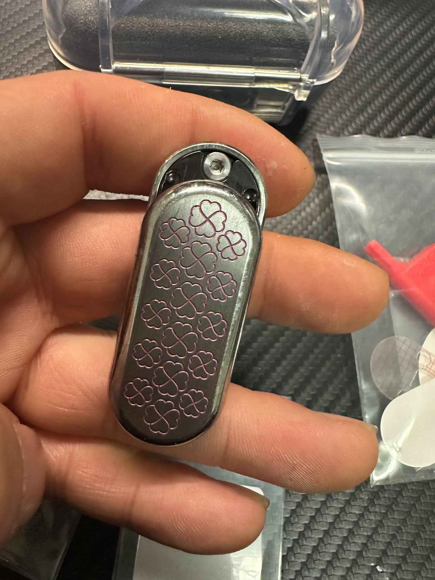 Top B Crystallized Titanium
