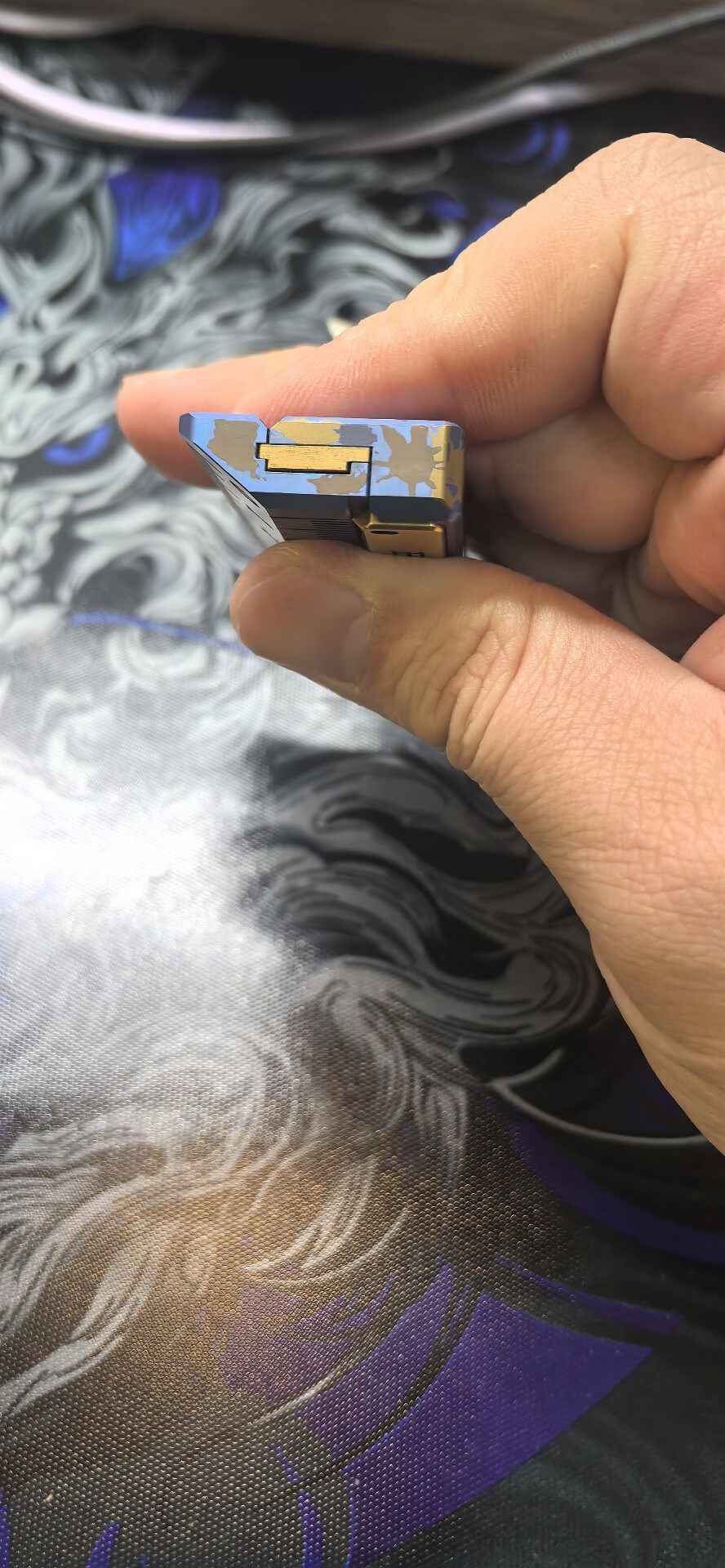 Quirky Ruler Titanium Brass
