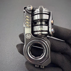 Sinian Zirconium Gold Plated Oil Slick