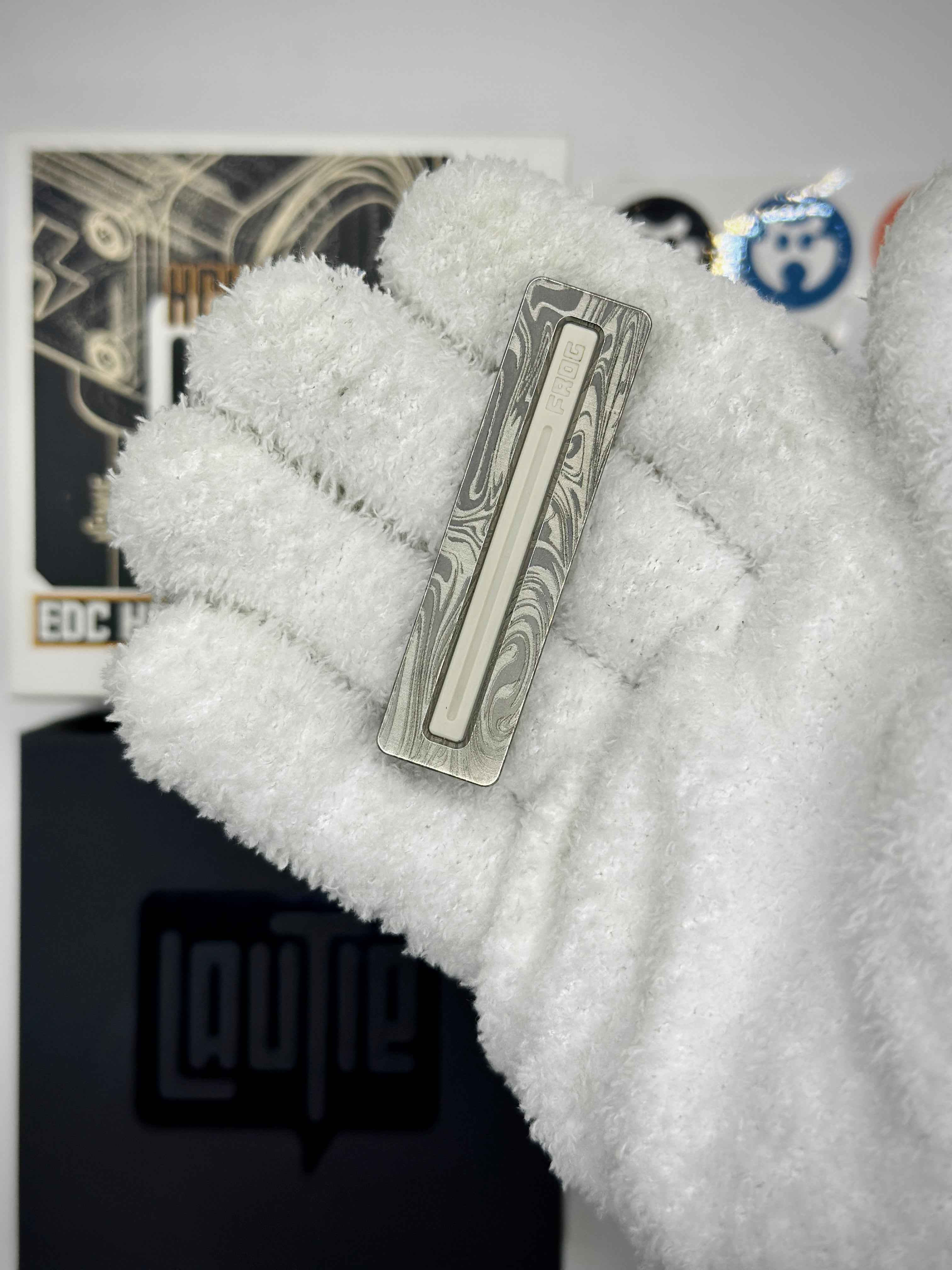 Frog Zircuti Stainless Steel Zirconium Damasteel PEEK