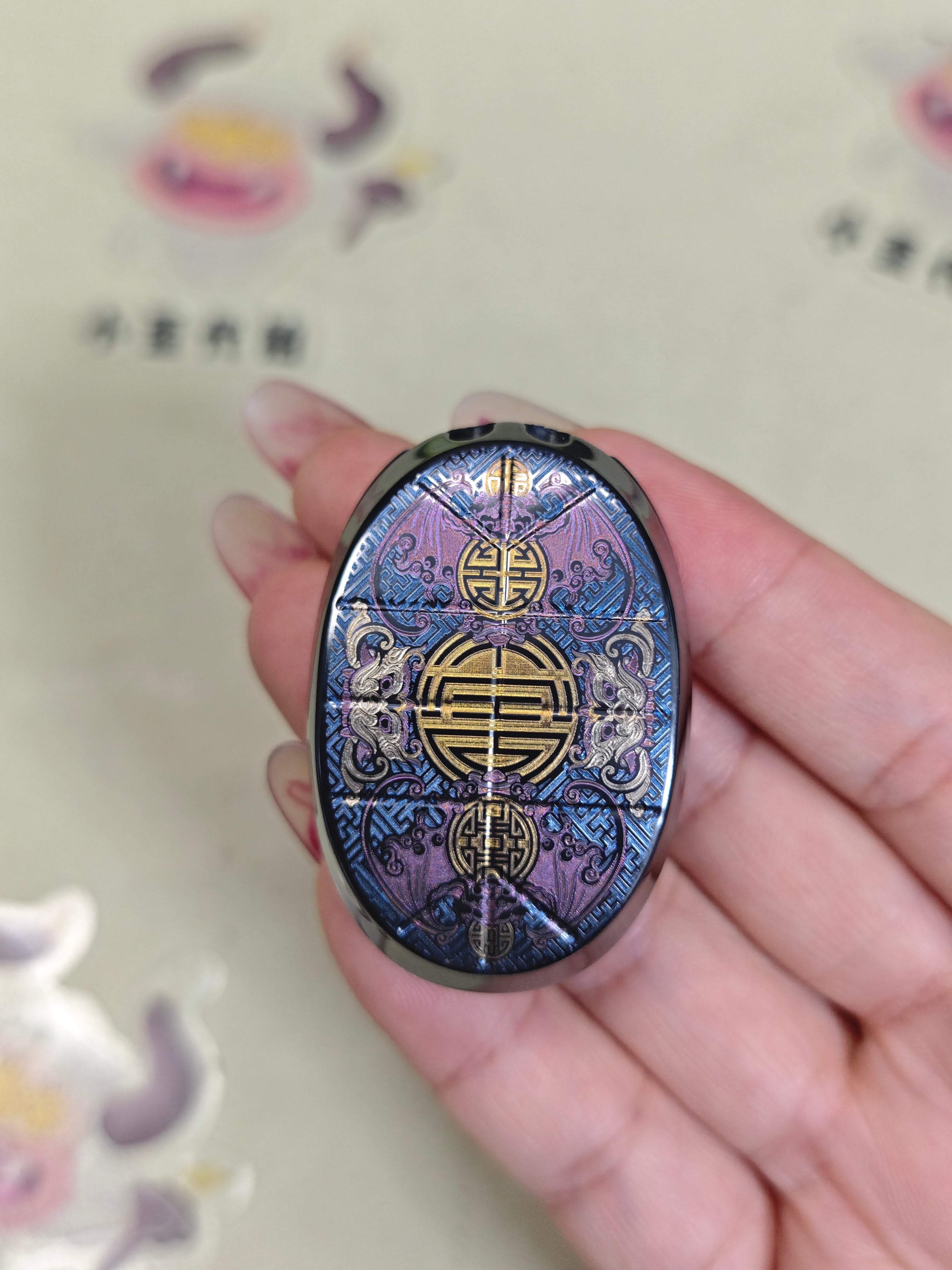 New Year Fortune Pendant Zirconium