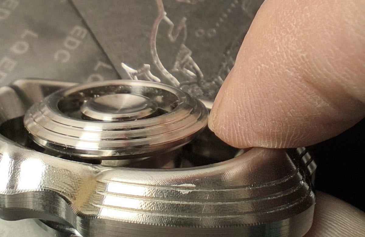 Obsidian Crystalized Stainless Steel