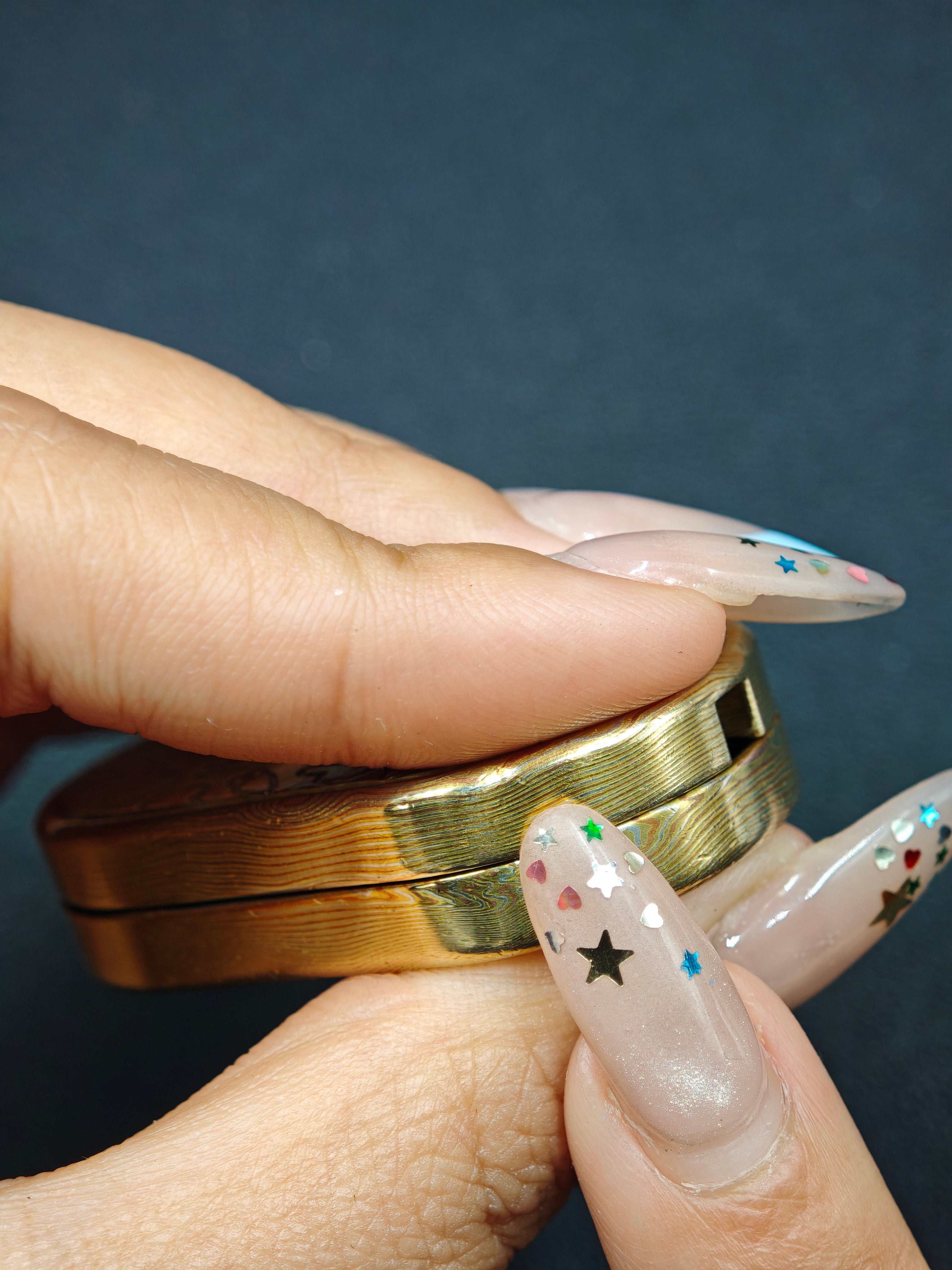 Grumpy Rabbit Rhythm Mokume Copper