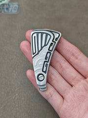 NAYICI Peacock Feather Stainless Steel